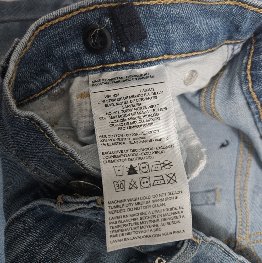 Girls Signature By Levi Strauss Super Skinny Raw Hem Jeans! - Picture 5 of 9